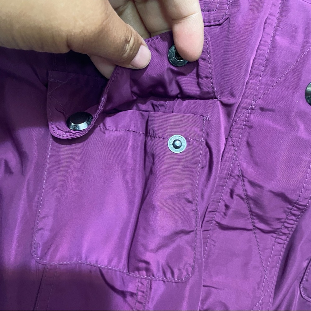 Maine New England Women’s Plum Utility‎ Jacket US 18 Pockets Outdoor Coat NWOT - Picture 7 of 13